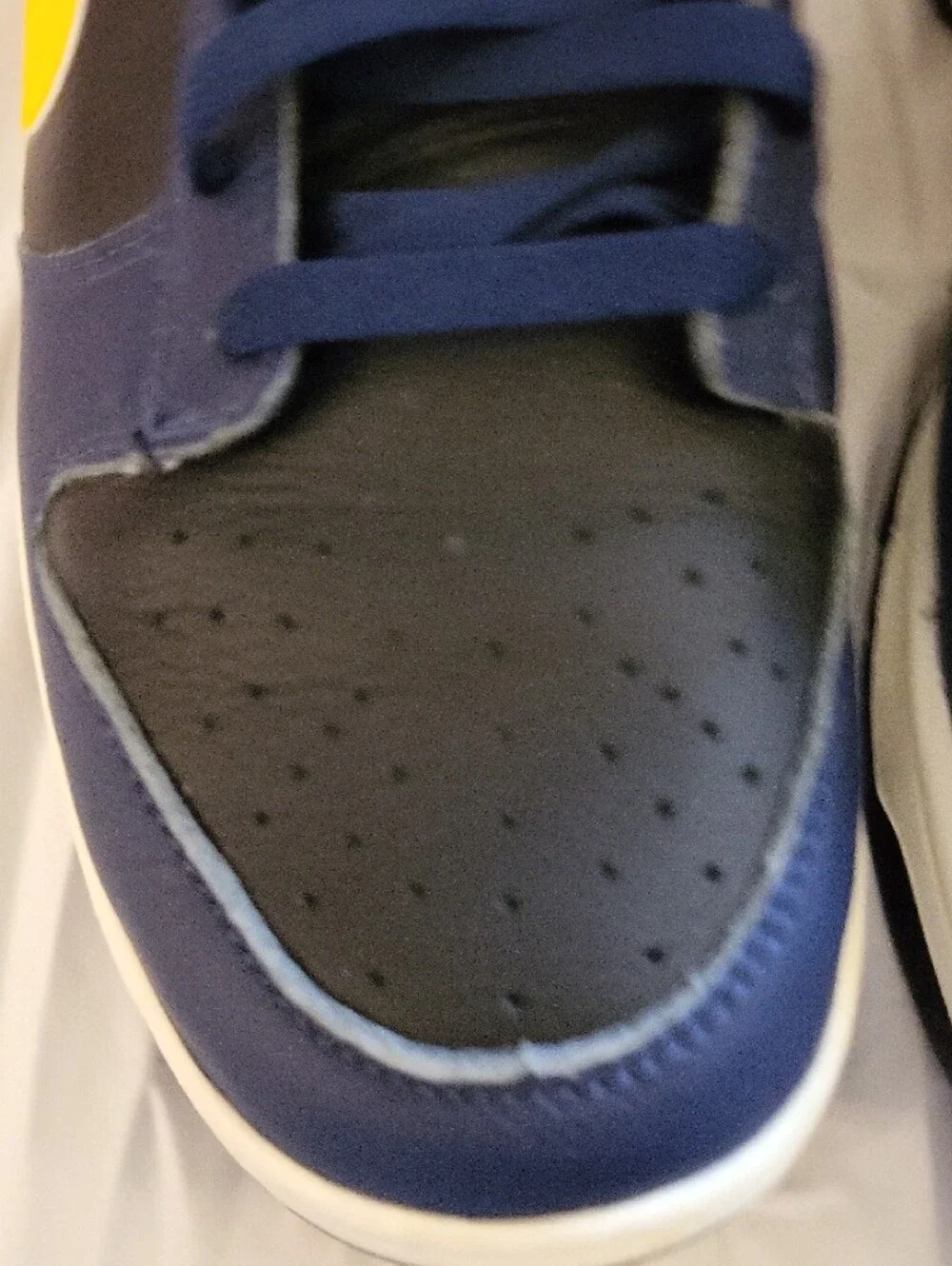 Nike Men's Dunk Low- Navy and Yellow
